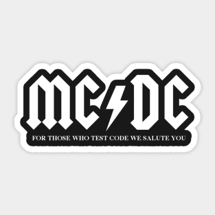 MC/DC Software Testing Sticker